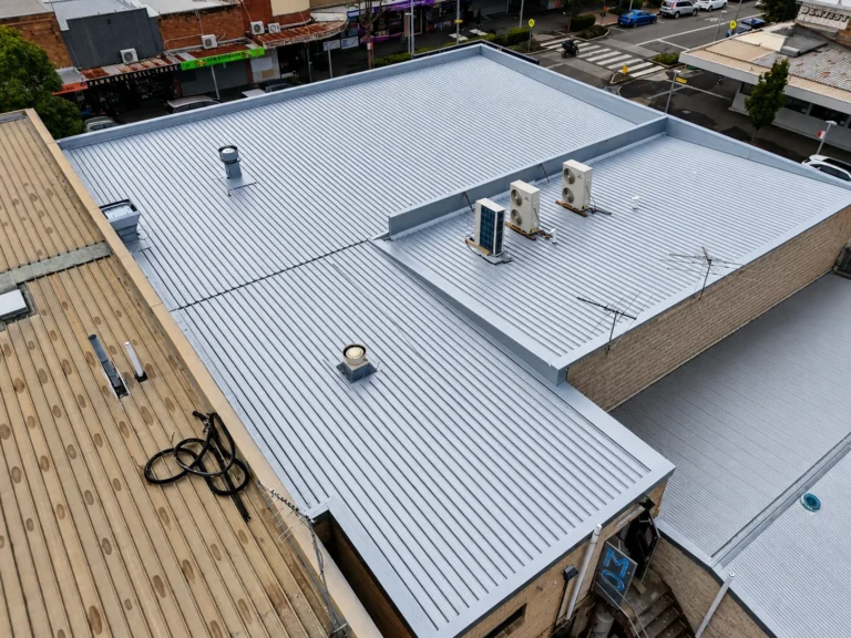 Commercial metal roof replacement in St Marys, Sydney